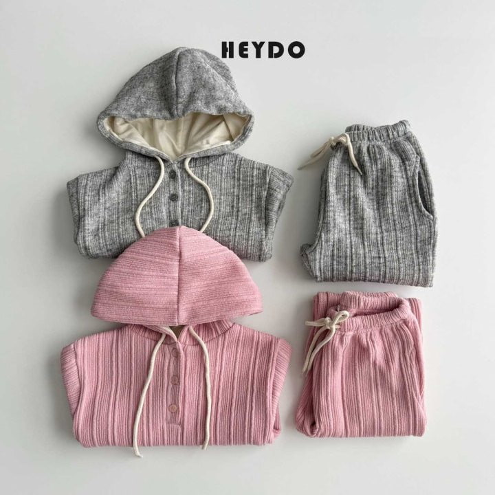 Heydo - Korean Children Fashion - #childrensboutique - Knit Ribbed Set