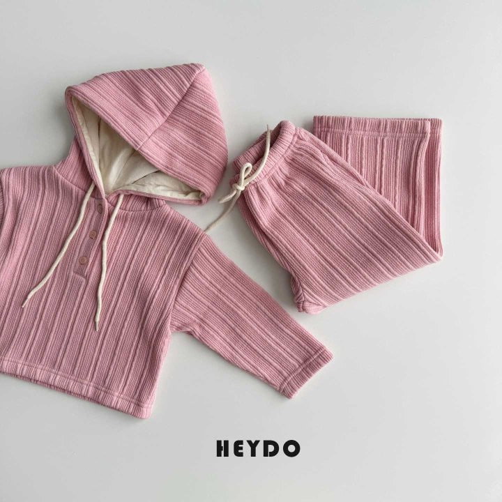 Heydo - Korean Children Fashion - #discoveringself - Knit Ribbed Set - 3