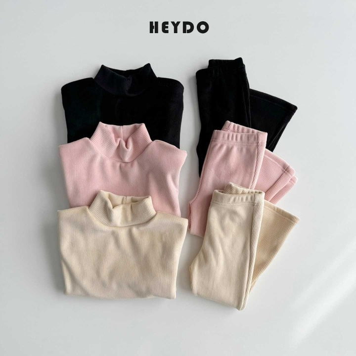 Heydo - Korean Children Fashion - #fashionkids - Soft Mink Ribbed Set