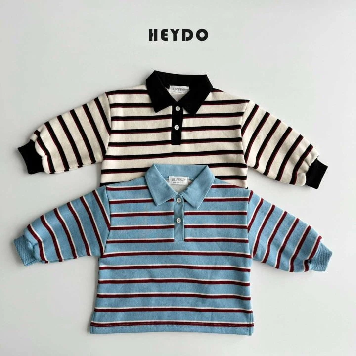 Heydo - Korean Children Fashion - #fashionkids - Multi Collar Tee - 10