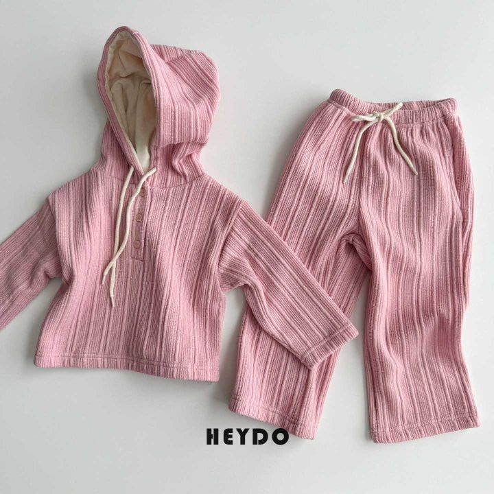 Heydo - Korean Children Fashion - #discoveringself - Knit Ribbed Set - 4