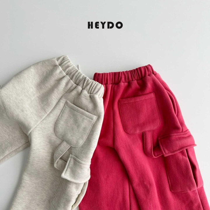 Heydo - Korean Children Fashion - #kidsstore - Banding Cargo Pants - 2