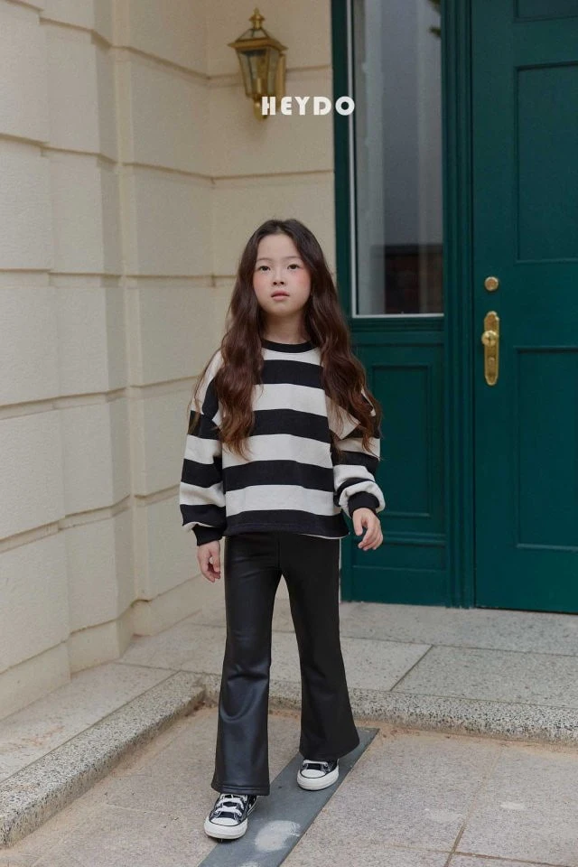 Heydo - Korean Children Fashion - #kidzfashiontrend - Span Bootcut Pants - 12