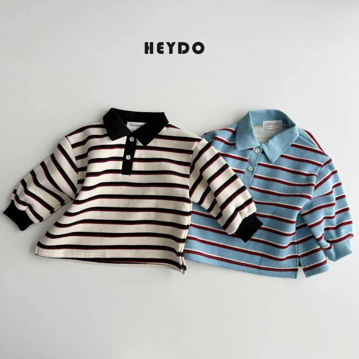 Heydo - Korean Children Fashion - #littlefashionista - Multi Collar Tee