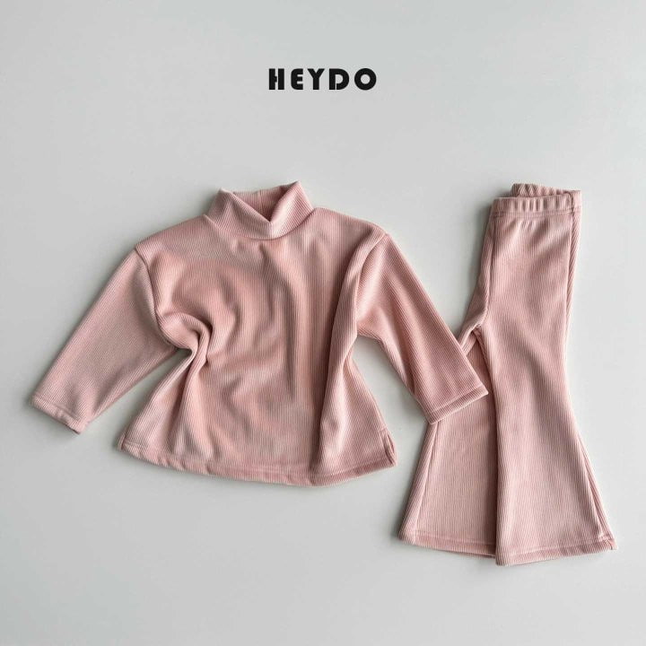 Heydo - Korean Children Fashion - #magicofchildhood - Soft Mink Ribbed Set - 7