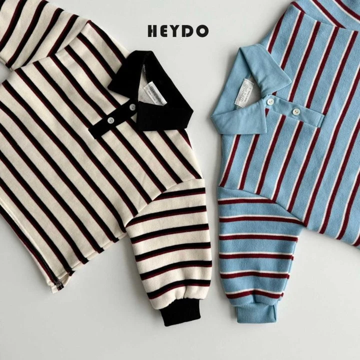 Heydo - Korean Children Fashion - #magicofchildhood - Multi Collar Tee - 2