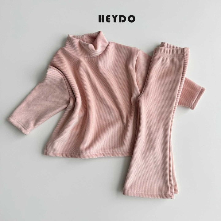 Heydo - Korean Children Fashion - #minifashionista - Soft Mink Ribbed Set - 8