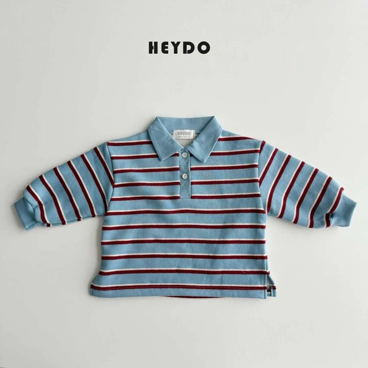 Heydo - Korean Children Fashion - #minifashionista - Multi Collar Tee - 3