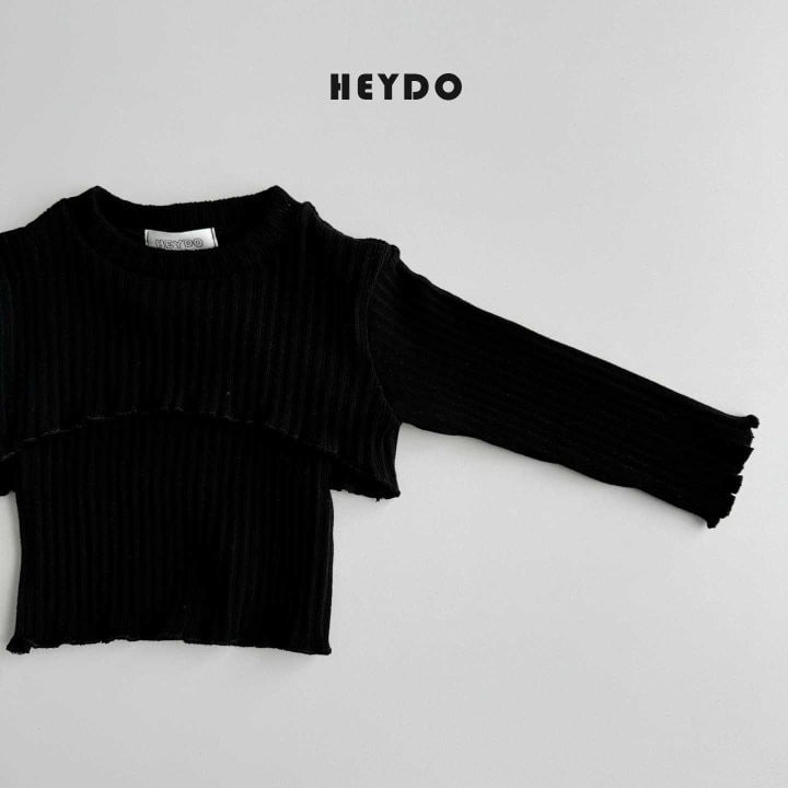 Heydo - Korean Children Fashion - #minifashionista - Ribbed Double Tee - 10