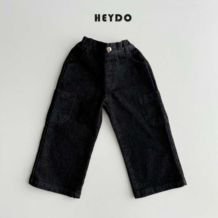 Heydo - Korean Children Fashion - #prettylittlegirls - D-ring Denim Pants - 6