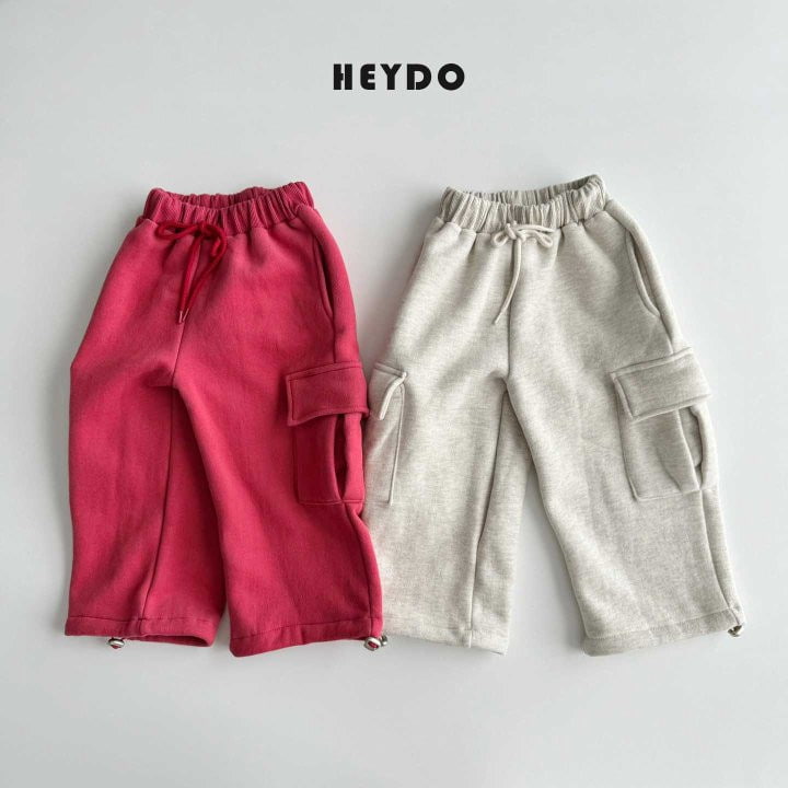 Heydo - Korean Children Fashion - #toddlerclothing - Banding Cargo Pants - 10