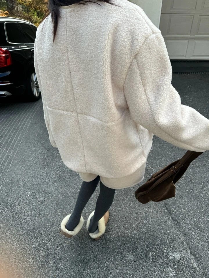 Hue - Korean Women Fashion - #momslook - Bear Jacket - 8