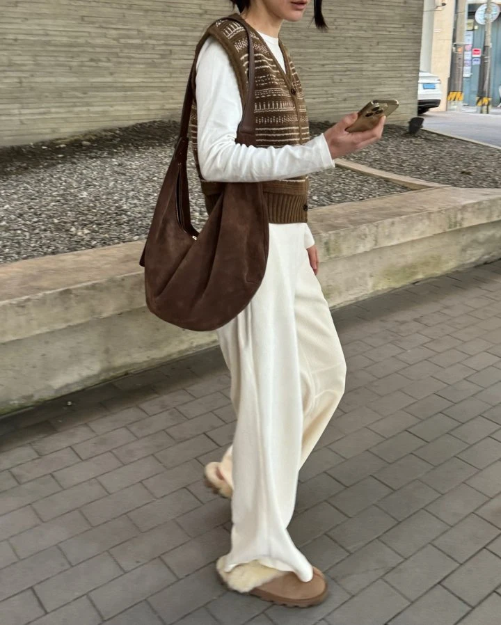 Hue - Korean Women Fashion - #momslook - Corduroy Pants - 3