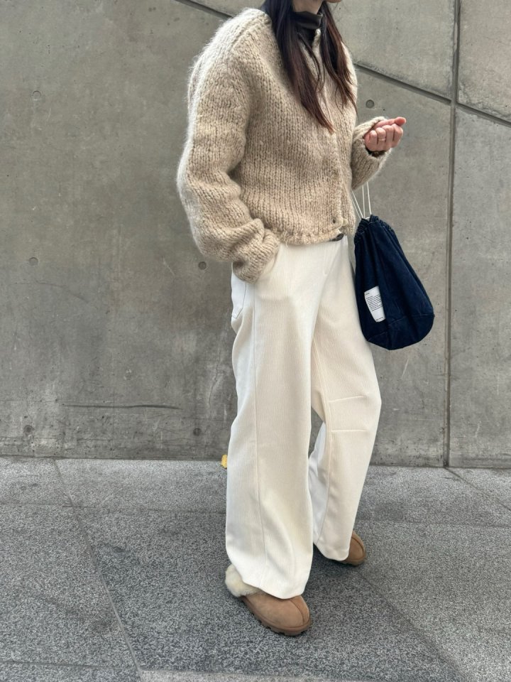 Hue - Korean Women Fashion - #momslook - Corduroy Pants - 5