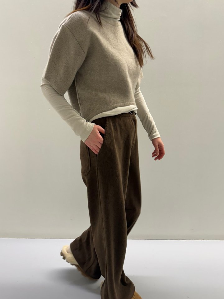 Hue - Korean Women Fashion - #momslook - Corduroy Pants - 9