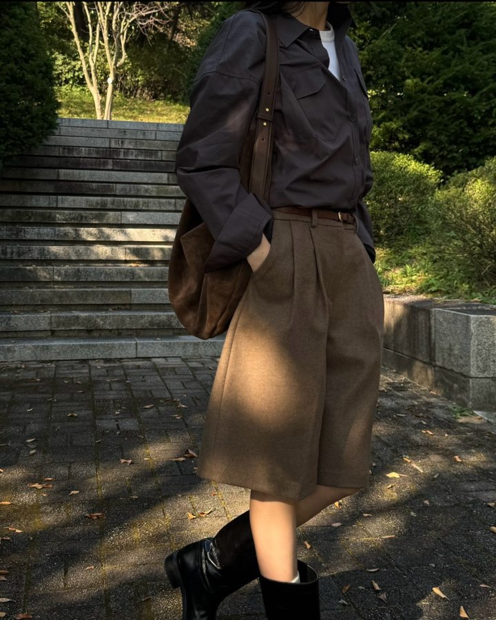 Hue - Korean Women Fashion - #momslook - Burmuda Pants - 5