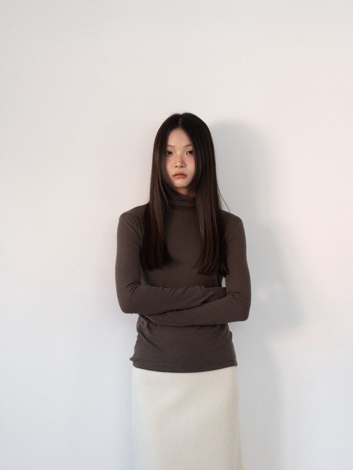 Hue - Korean Women Fashion - #momslook - Classic Turtleneck Tee