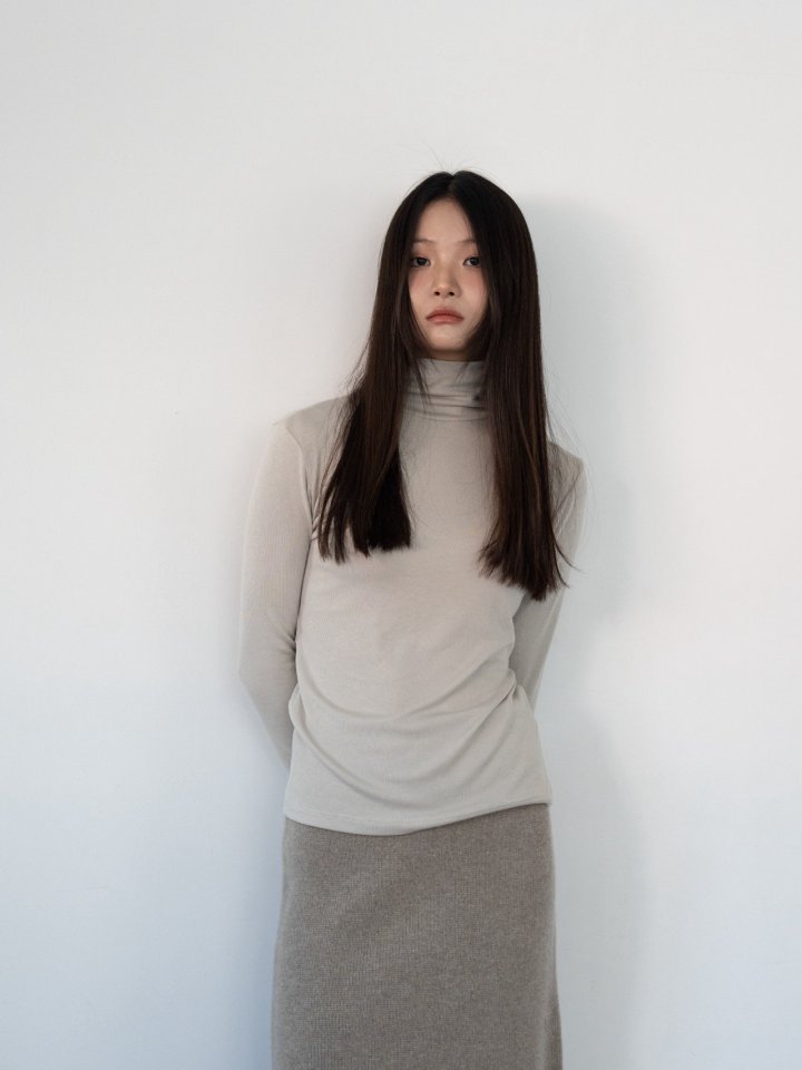 Hue - Korean Women Fashion - #momslook - Classic Turtleneck Tee - 5