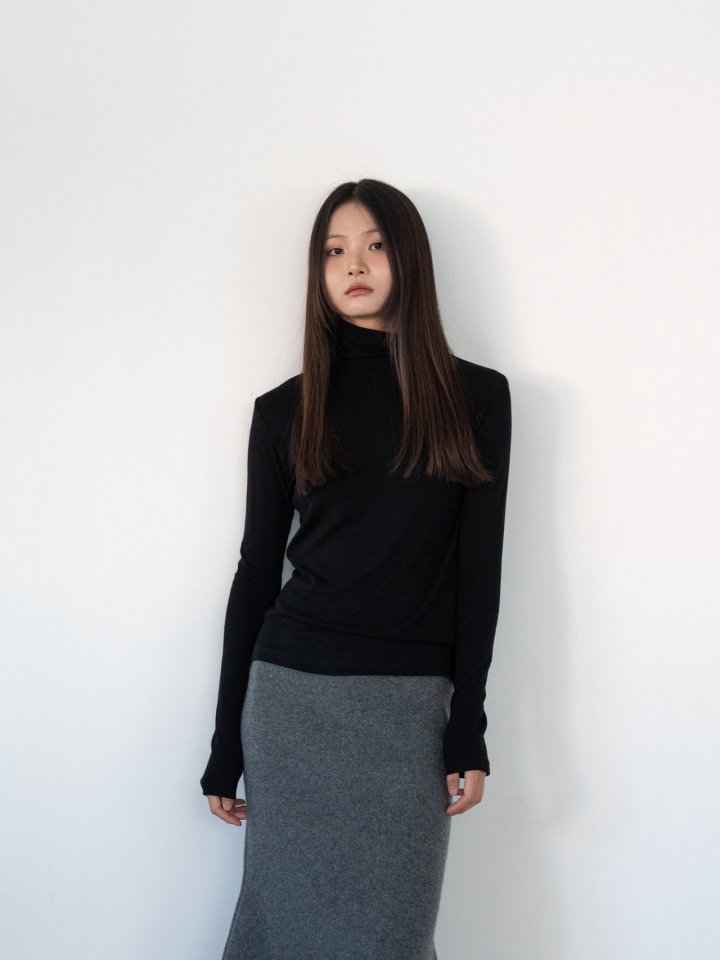 Hue - Korean Women Fashion - #momslook - Classic Turtleneck Tee - 9