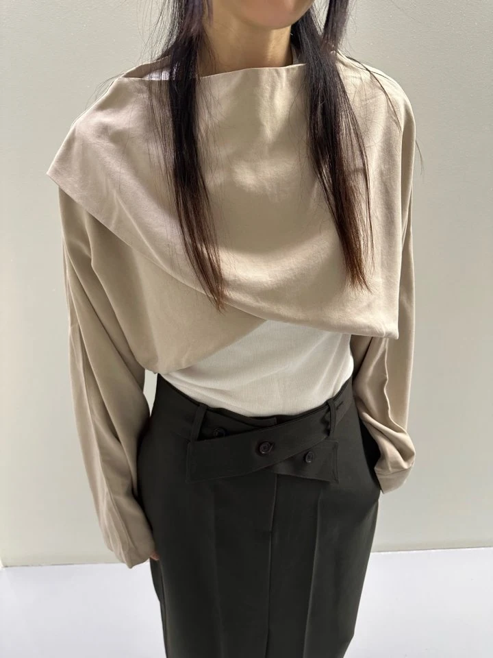 Hue - Korean Women Fashion - #momslook - Shoulder Blouse - 10