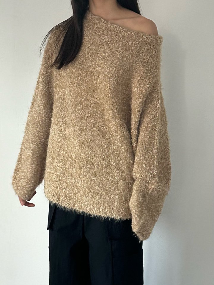 Hue - Korean Women Fashion - #restrostyle - Mongle Knit Sweater - 9