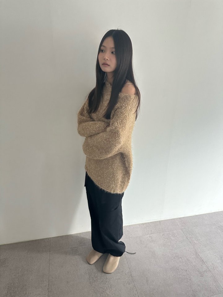 Hue - Korean Women Fashion - #shopsmall - Mongle Knit Sweater - 11