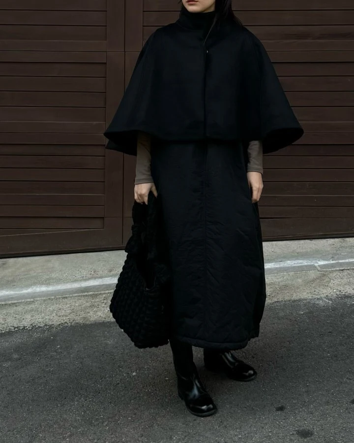 Hue - Korean Women Fashion - #thelittlethings - Wool Cape - 3