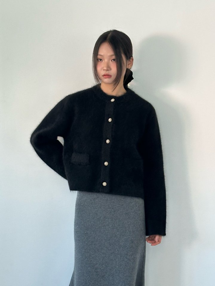 Hue - Korean Women Fashion - #vintageinspired - Sheep Cardigan - 10