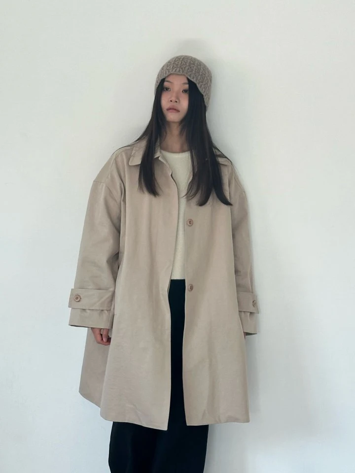 Hue - Korean Women Fashion - #vintageinspired - Boxy Trench Coat - 7