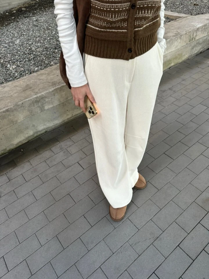 Hue - Korean Women Fashion - #womensfashion - Corduroy Pants - 2