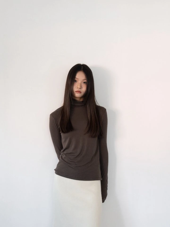 Hue - Korean Women Fashion - #womensfashion - Classic Turtleneck Tee - 2