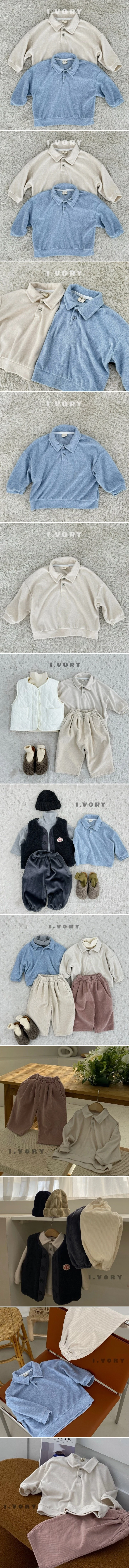 I Vory - Korean Children Fashion - #stylishchildhood - Soft Terry Collar Tee