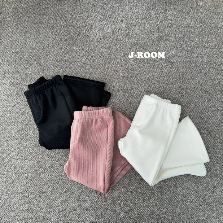 J-Room - Korean Children Fashion - #childrensboutique - Veloure Rib Bootscut Pants - 11