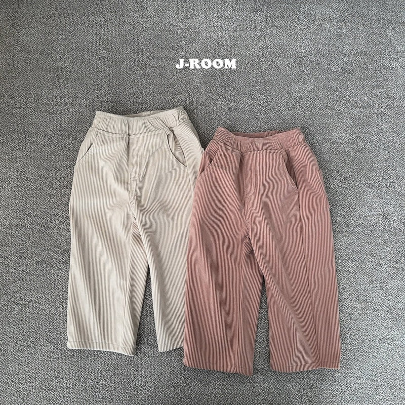 J-Room - Korean Children Fashion - #childrensboutique - Bonding Corduroy Straight Pants