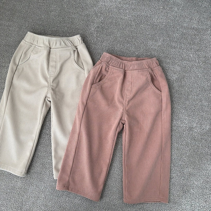 J-Room - Korean Children Fashion - #discoveringself - Bonding Corduroy Straight Pants - 3