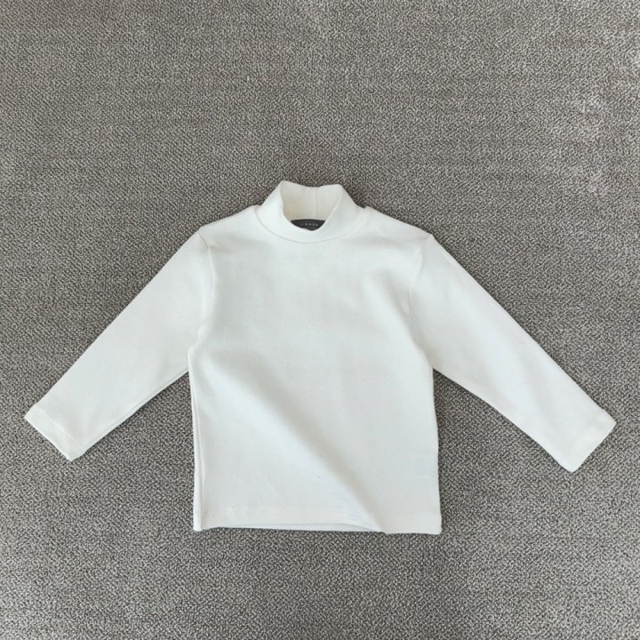 J-Room - Korean Children Fashion - #kidsshorts - Label Half Turtleneck Tee - 7