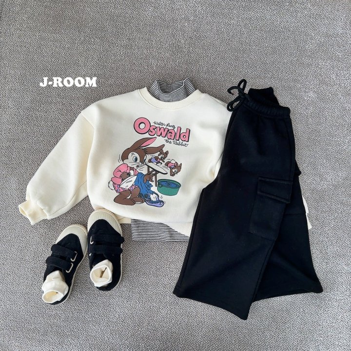 J-Room - Korean Children Fashion - #kidsstore - Fleece Cargo Wide Pants - 10