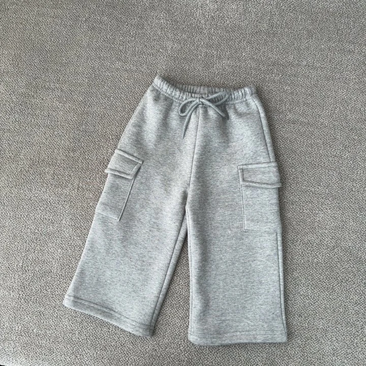 J-Room - Korean Children Fashion - #kidzfashiontrend - Fleece Cargo Wide Pants - 11