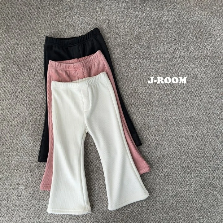 J-Room - Korean Children Fashion - #kidzfashiontrend - Veloure Rib Bootscut Pants