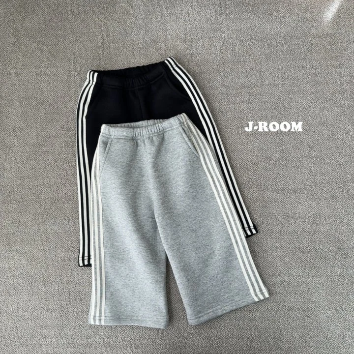 J-Room - Korean Children Fashion - #littlefashionista - Tape Wide Pants