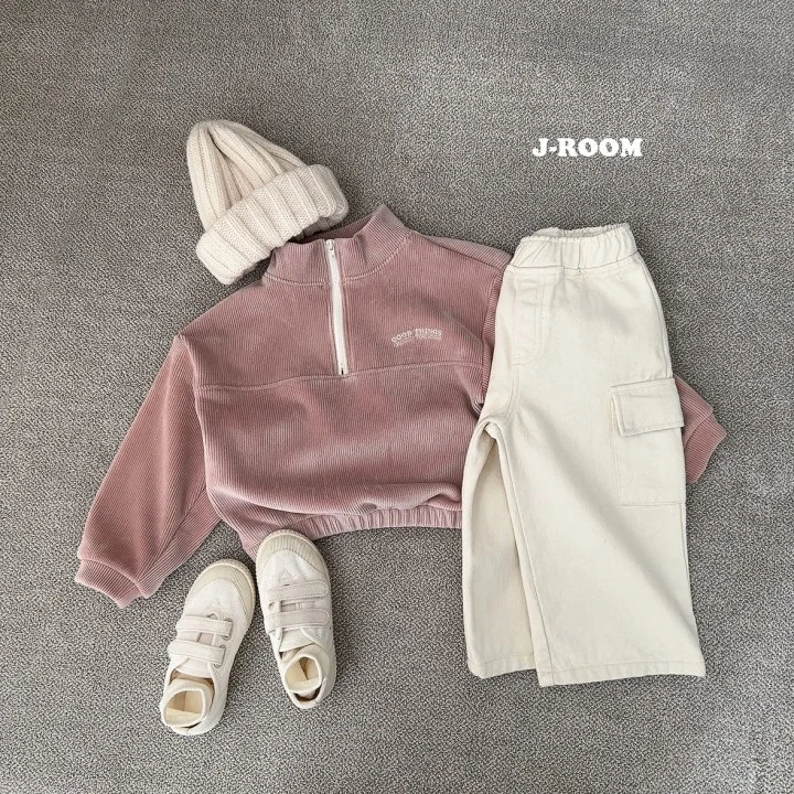 J-Room - Korean Children Fashion - #magicofchildhood - Veloure Half Zip-up Top - 6