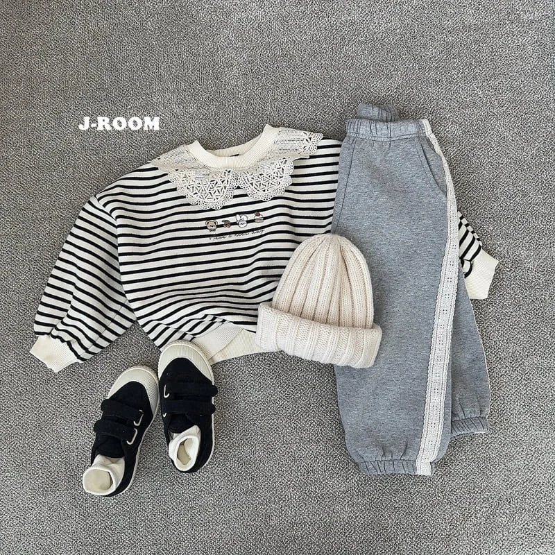 J-Room - Korean Children Fashion - #magicofchildhood - Lace Jogger Pants - 11