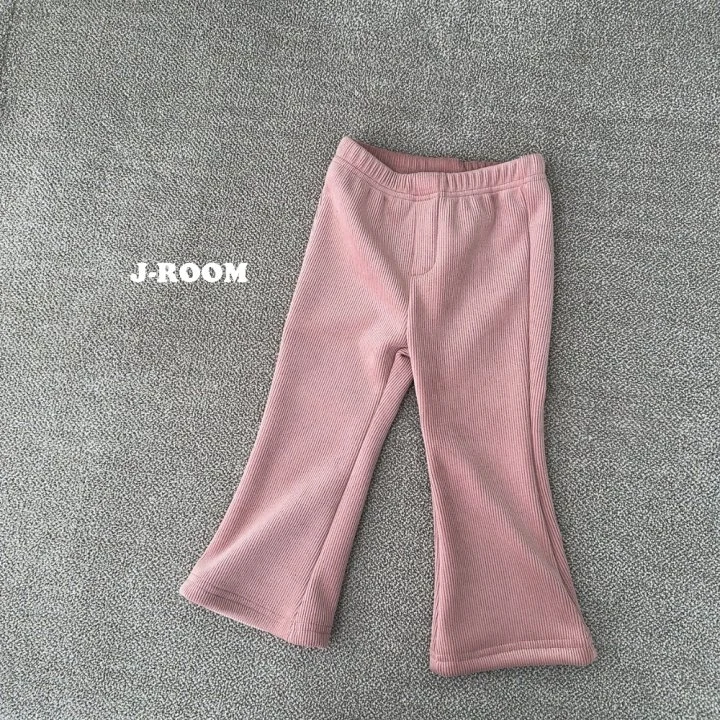 J-Room - Korean Children Fashion - #stylishchildhood - Veloure Rib Bootscut Pants - 9