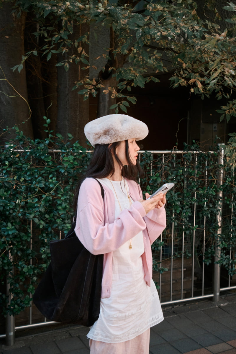 Jejeunosity - Korean Women Fashion - #momslook - Adult Fluffy Beret - 2