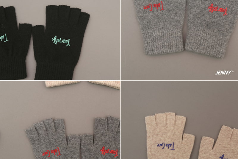 Jenny Basic - Korean Children Fashion - #kidsshorts - Take Wool Half Gloves - 12