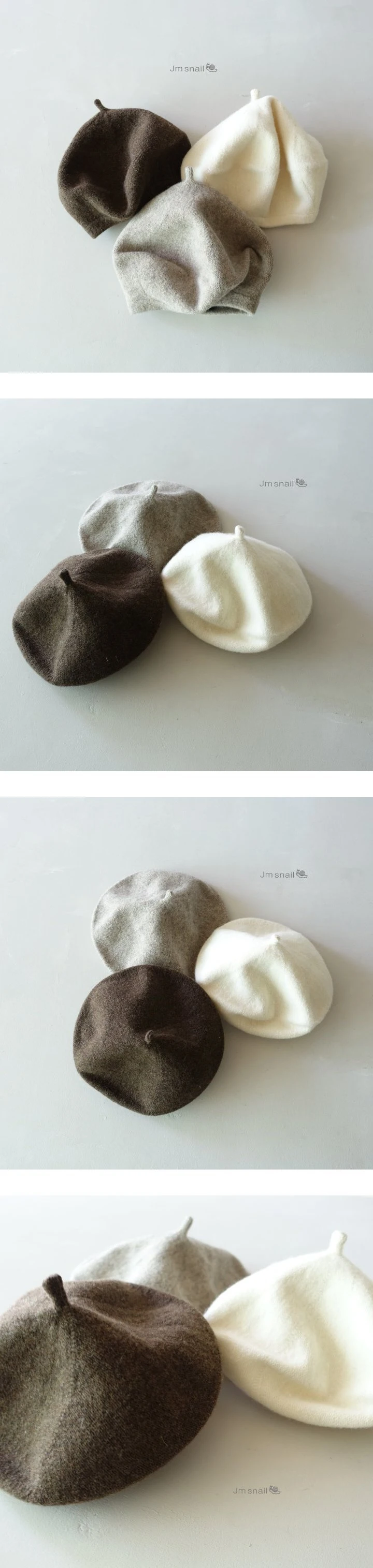 Jm Snail - Korean Baby Fashion - #babywear - Wool Beret