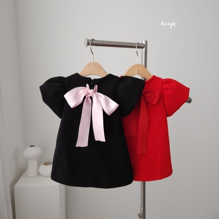 Joy ello - Korean Children Fashion - #Kfashion4kids - Wool Puff One-piece - 6