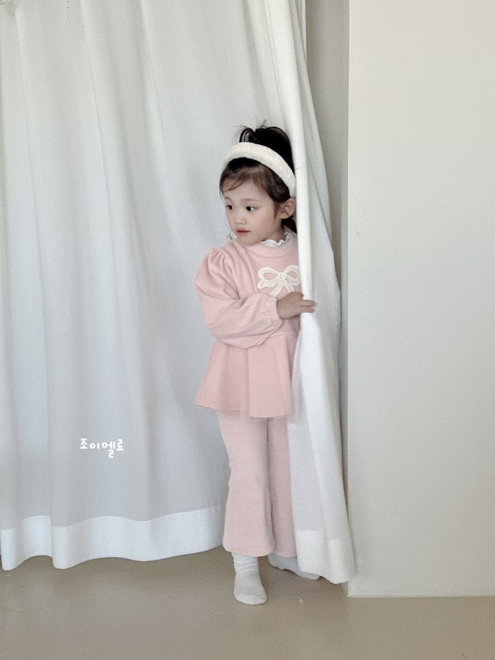 Joy ello - Korean Children Fashion - #childofig - Lace Sha Top Bottom Set - 5