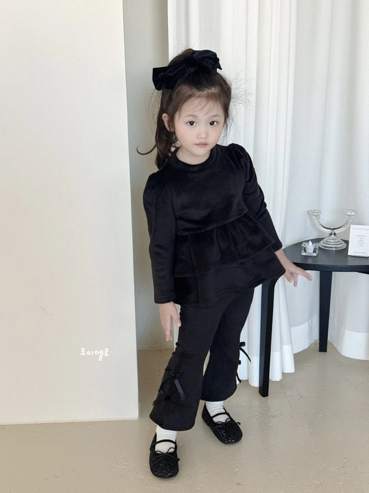 Joy ello - Korean Children Fashion - #designkidswear - Cancan Mink Top Bottom Set - 6