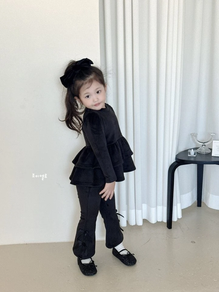 Joy ello - Korean Children Fashion - #discoveringself - Cancan Mink Top Bottom Set - 7